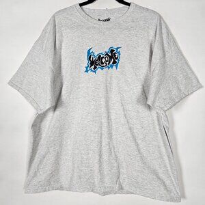 Welcome Skateboards Logo Mens 2XL Short Sleeve Gray T Shirt